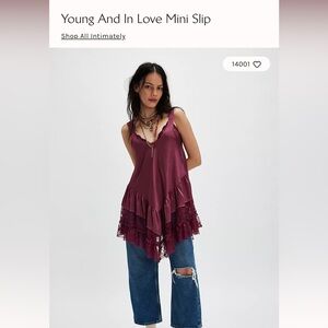 Young and in love mini slip